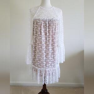 Michael Kors white lace dress